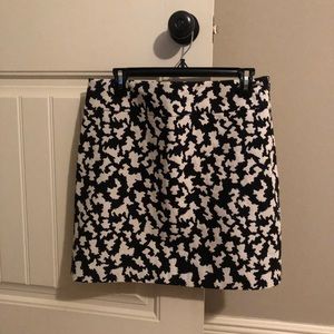 Black and Cream Printed Skirt!